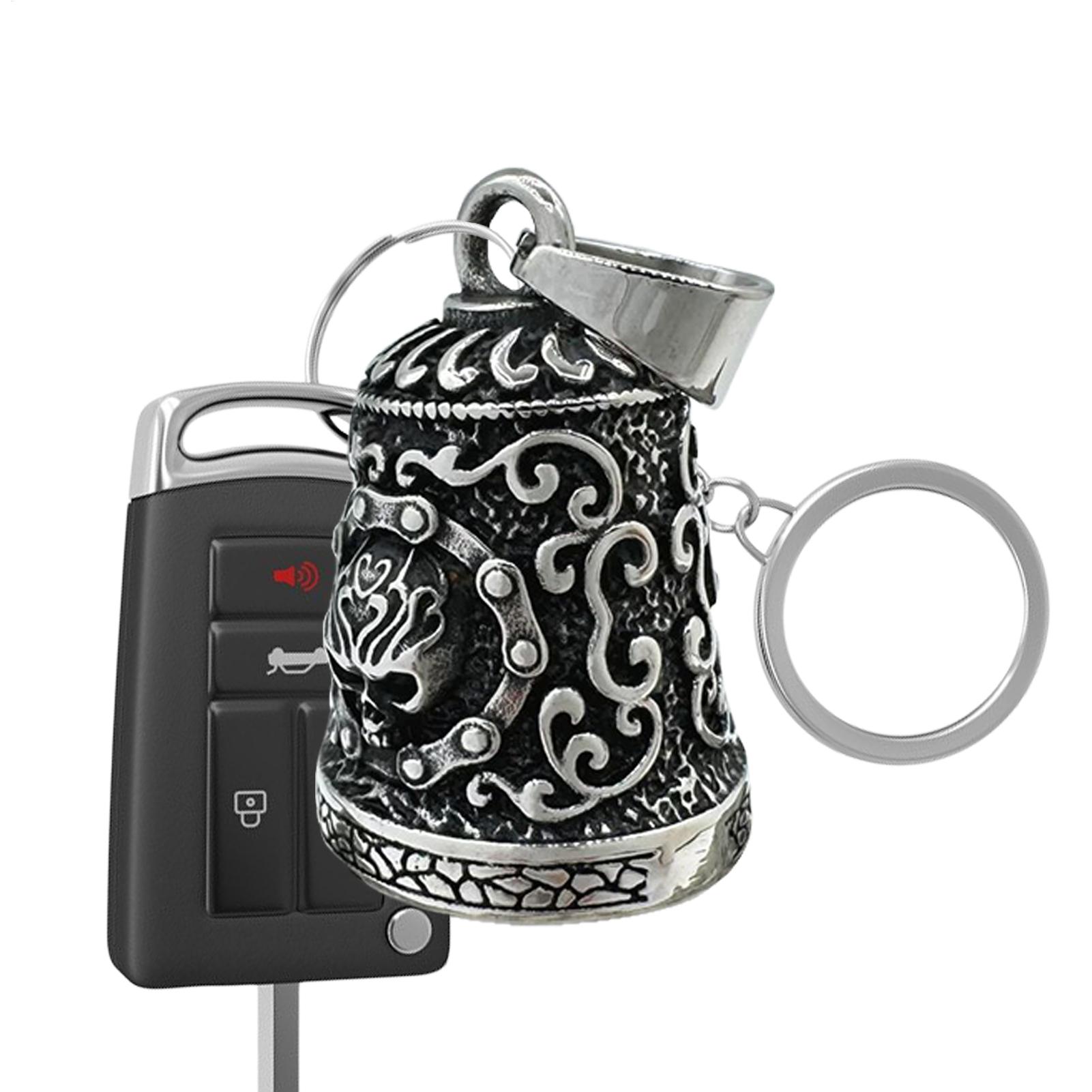 Motorcycle Chain - Campanello a forma di teschio, decorazione