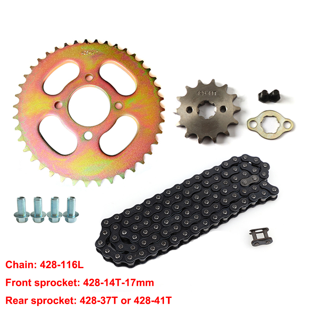 428 Chain - ATV 428 Pignone Anteriore Posteriore 116